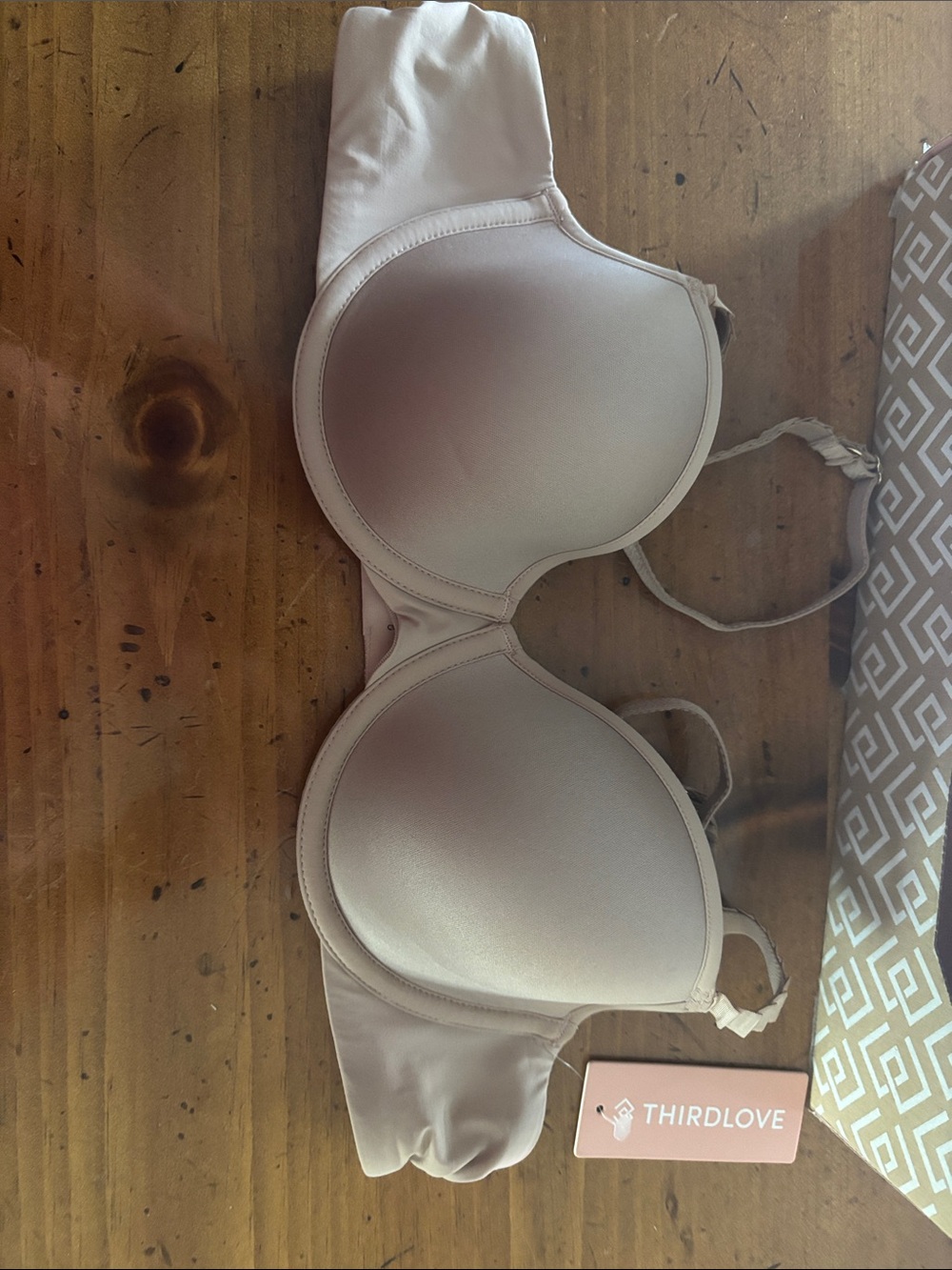 ThirdLove classic T-Shirt Bra - Light Beige/Nude - Picture 4 of 6
